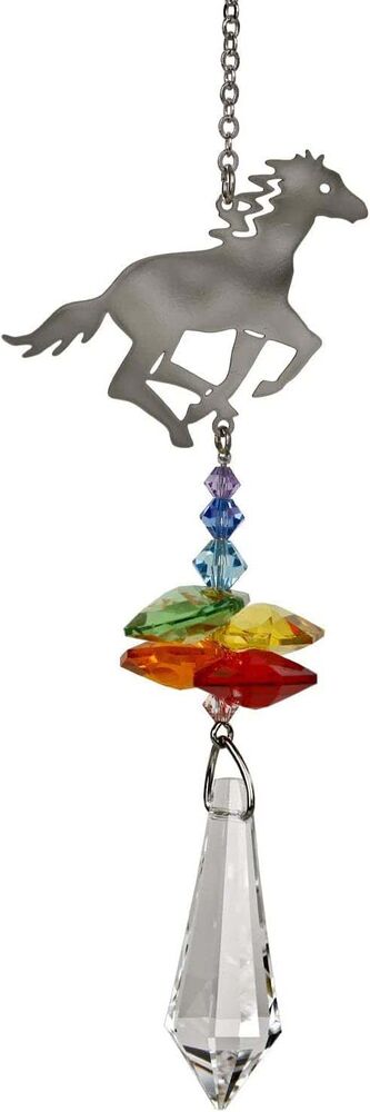 image of Crystal Fantasy Sun Catcher - Horse