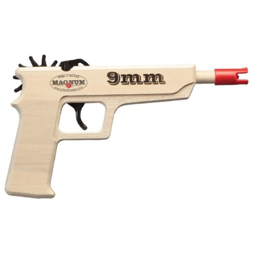 image of 9mm Pistol Rubber Band Gun