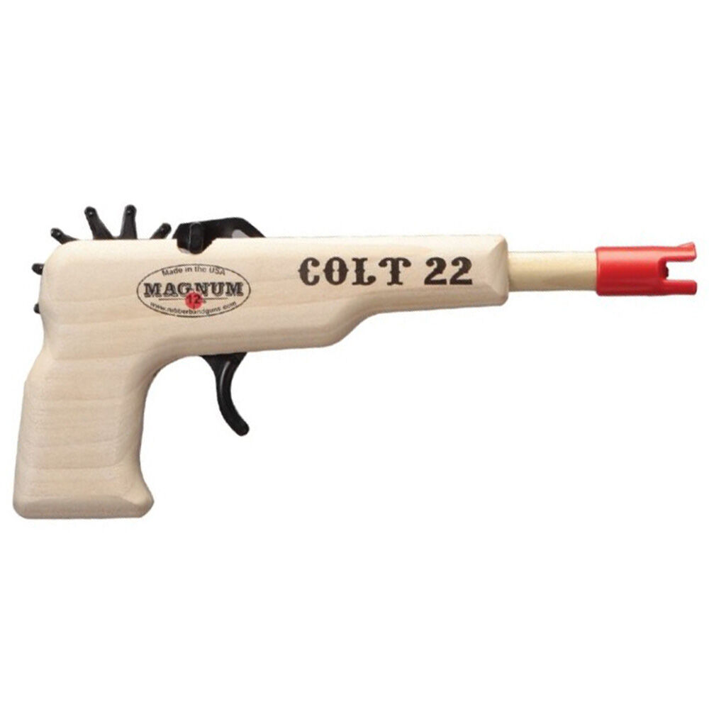 image of Colt 22 Pistol Rubber Band Gun