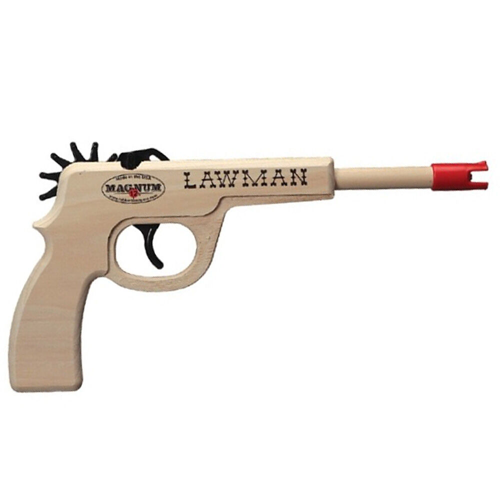 image of Lawman Pistol Rubber Band Gun