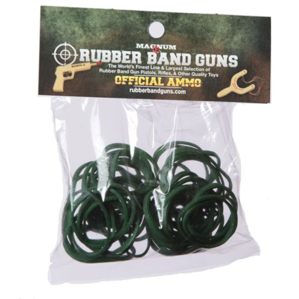 image of Size 30 Rubber Band Bag, Green, 1 oz