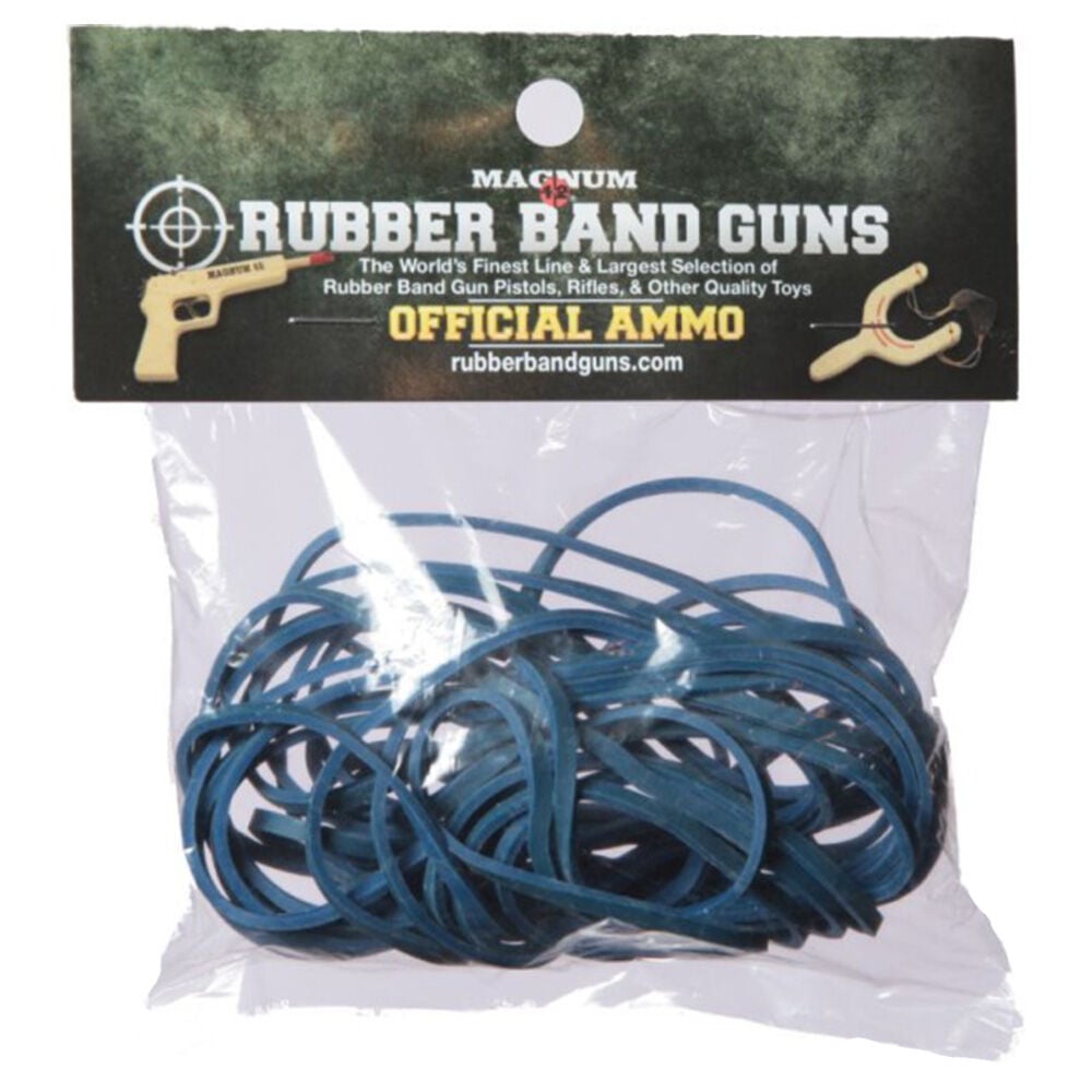 image of Size 125 Rubber Band Bag, Blue, 1 oz