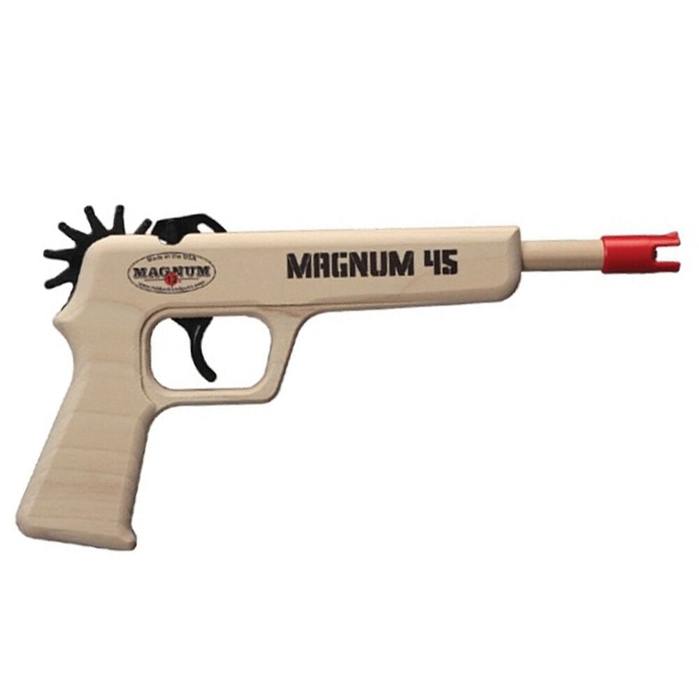 image of Magnum 45 Pistol Rubber Band Gun