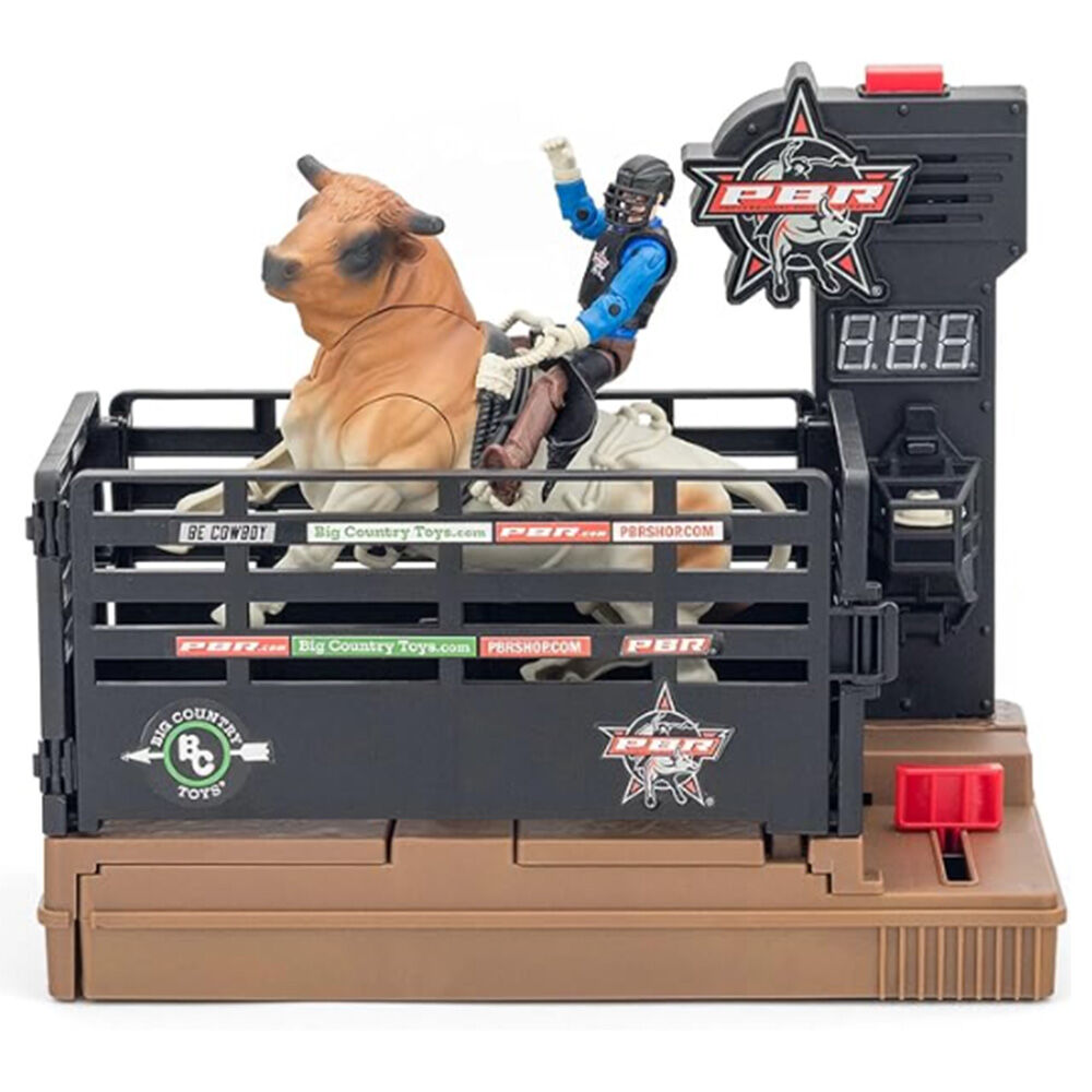 image of PBR Bucking Bull and Rider Playset