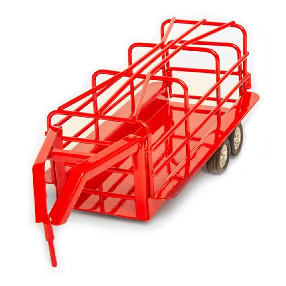image of Red Gooseneck Ranch Trailer