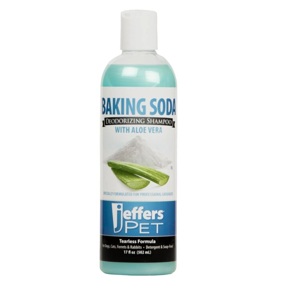 image of Baking Soda Deodorizing Pet Shampoo with Aloe Vera - 17 oz