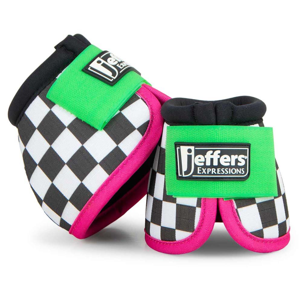 image of Expression No -Turn Bell Boots for Horses - Pair - Skater Cowgirl - Medium