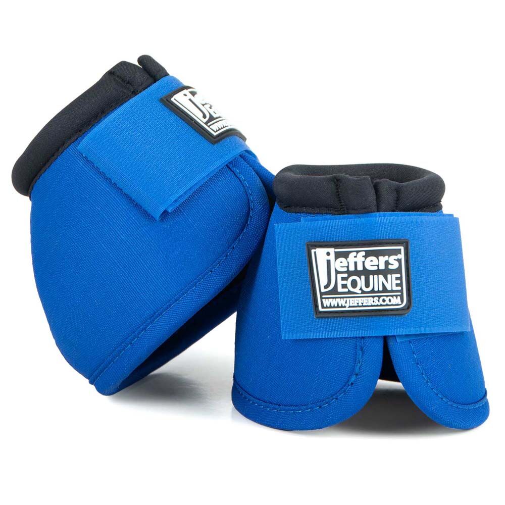 image of Expression No -Turn Bell Boots for Horses - Pair - Blue - Large