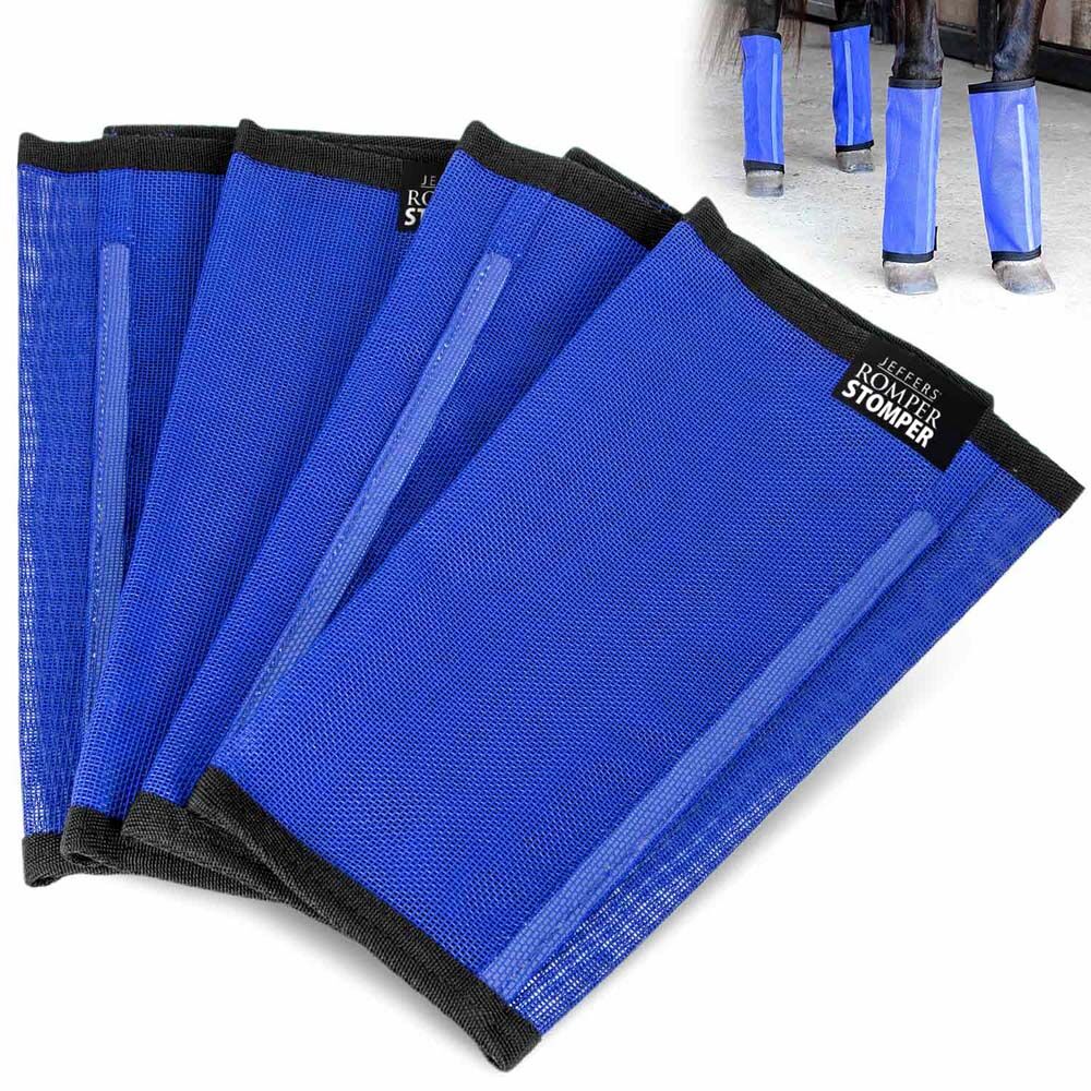image of Romper Stomper  inStomp -Free in Fly Boots for Horses - 4 pk - Indigo - Small
