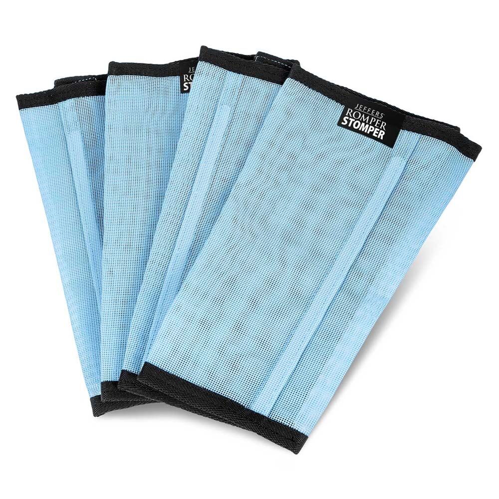 image of Romper Stomper  inStomp -Free in Fly Boots for Horses - 4 pk - Light Blue - Large