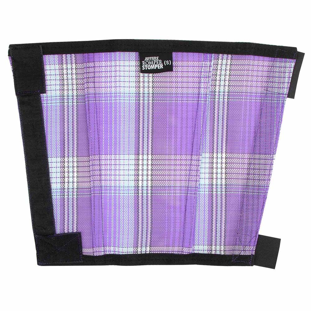 image of Romper Stomper  inStomp -Free in Fly Boots for Horses - 4 pk - Purple & Light Blue - Large