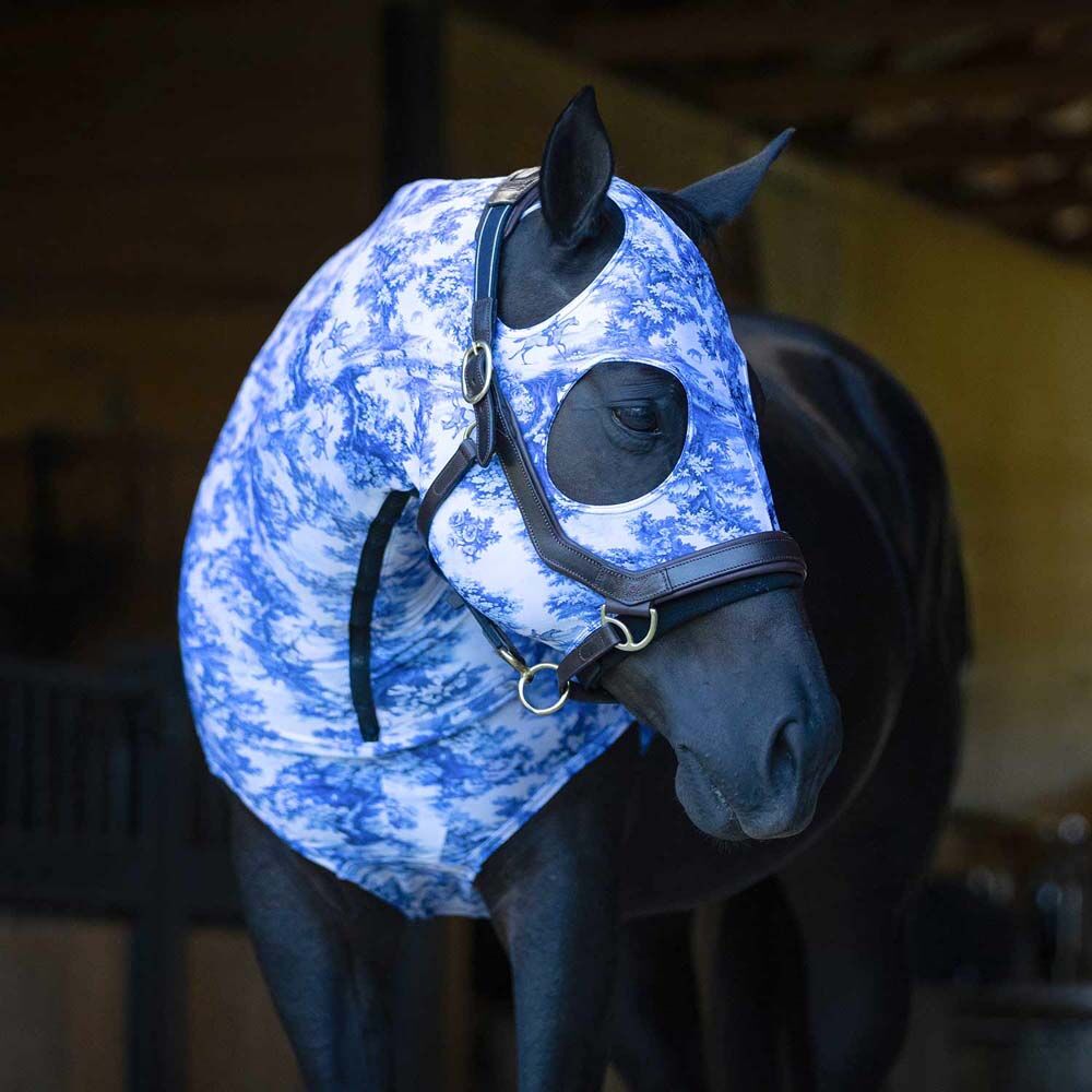 image of Expression Lycra Hood for Horses - Equestrian Toile - Full