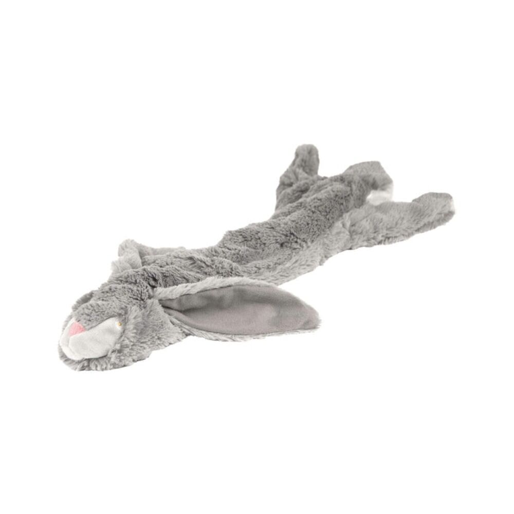 image of Thinnies Unstuffed with Rope & Squeaker Dog Toy, 21 in, Rabbit