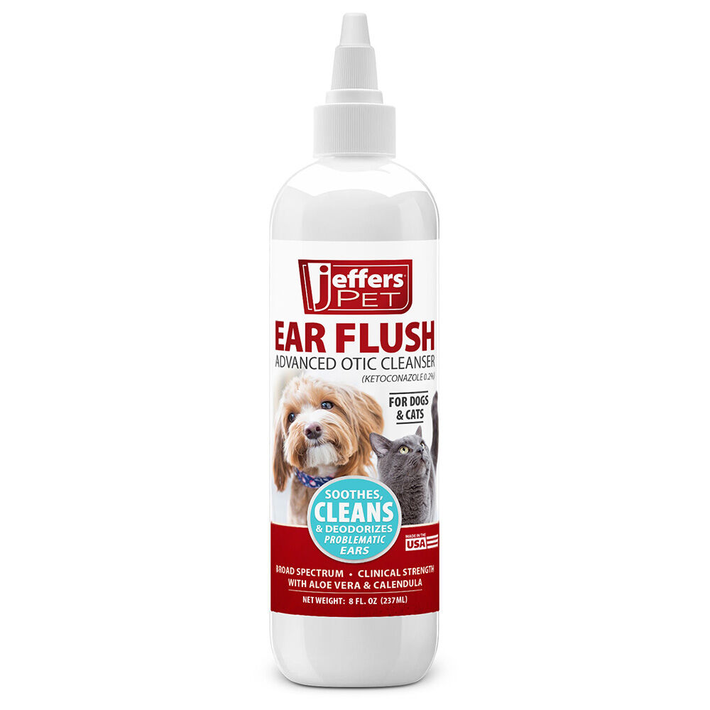 image of Ear Flush for Dogs - Cats & Puppies - 8 oz