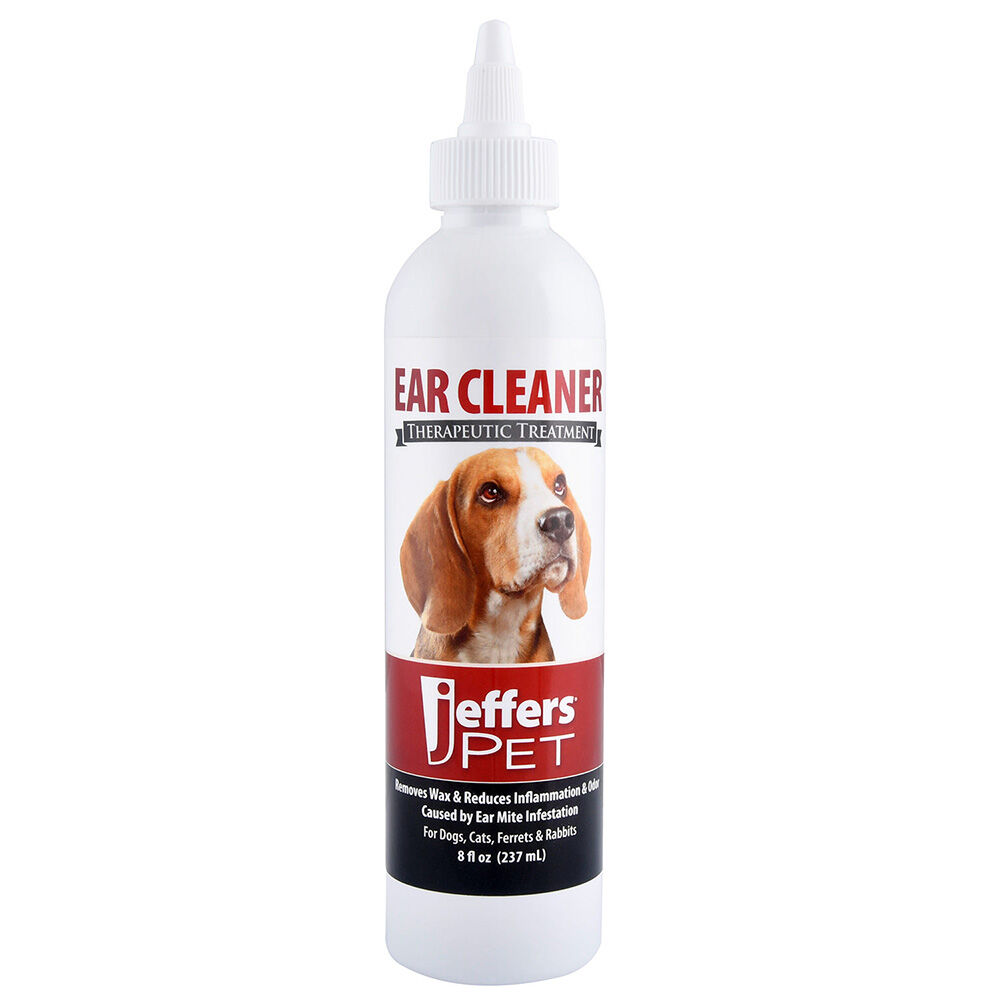 image of Pet Ear Cleaning Solution for Dogs, Cats & Puppies, 8 oz