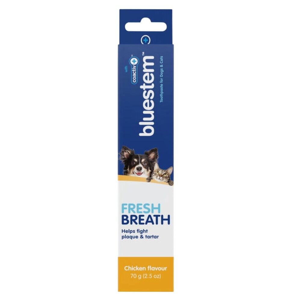 image of Bluestem Toothpaste for Dogs and Cats with coactiv+ Chicken Flavor , 2.5 oz