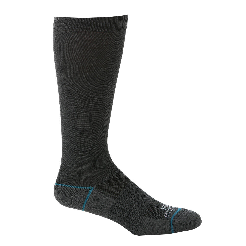 image of Men's Motion Merino Over the Calf Sock, 2 pk, Charcoal Heather
