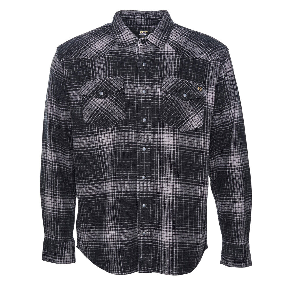 image of Men's Brawny Snap Front Flannel Shirt