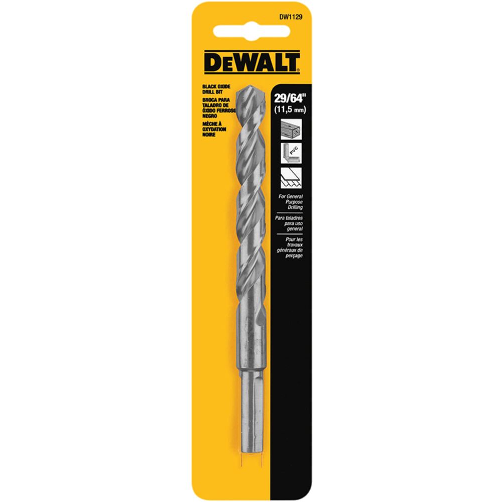 image of Black Oxide Drill Bit, 29/64 in