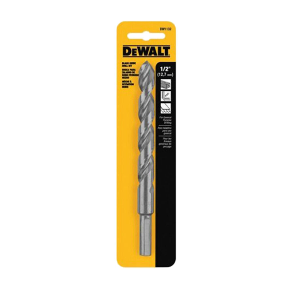 image of Black Oxide Drill Bit, 1/2 in