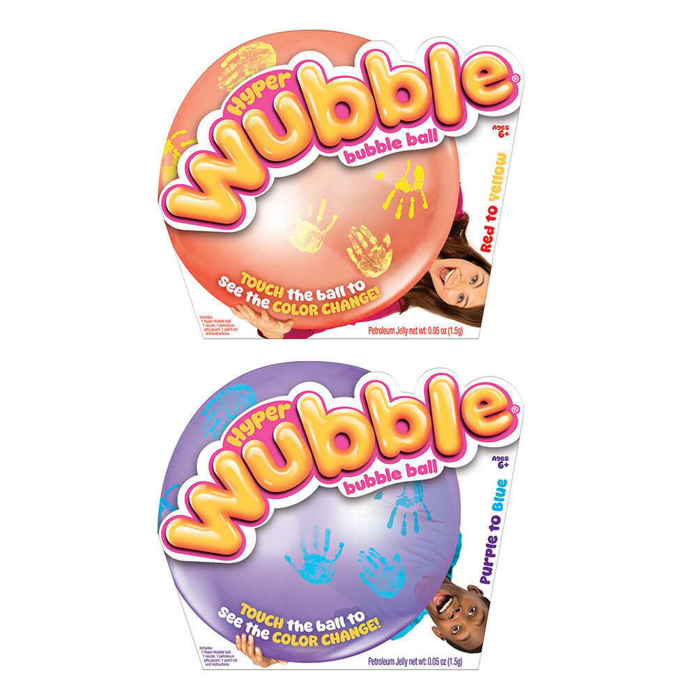 image of Assorted Hyper Wubble Color Changing Bubble Ball (Style May Vary)