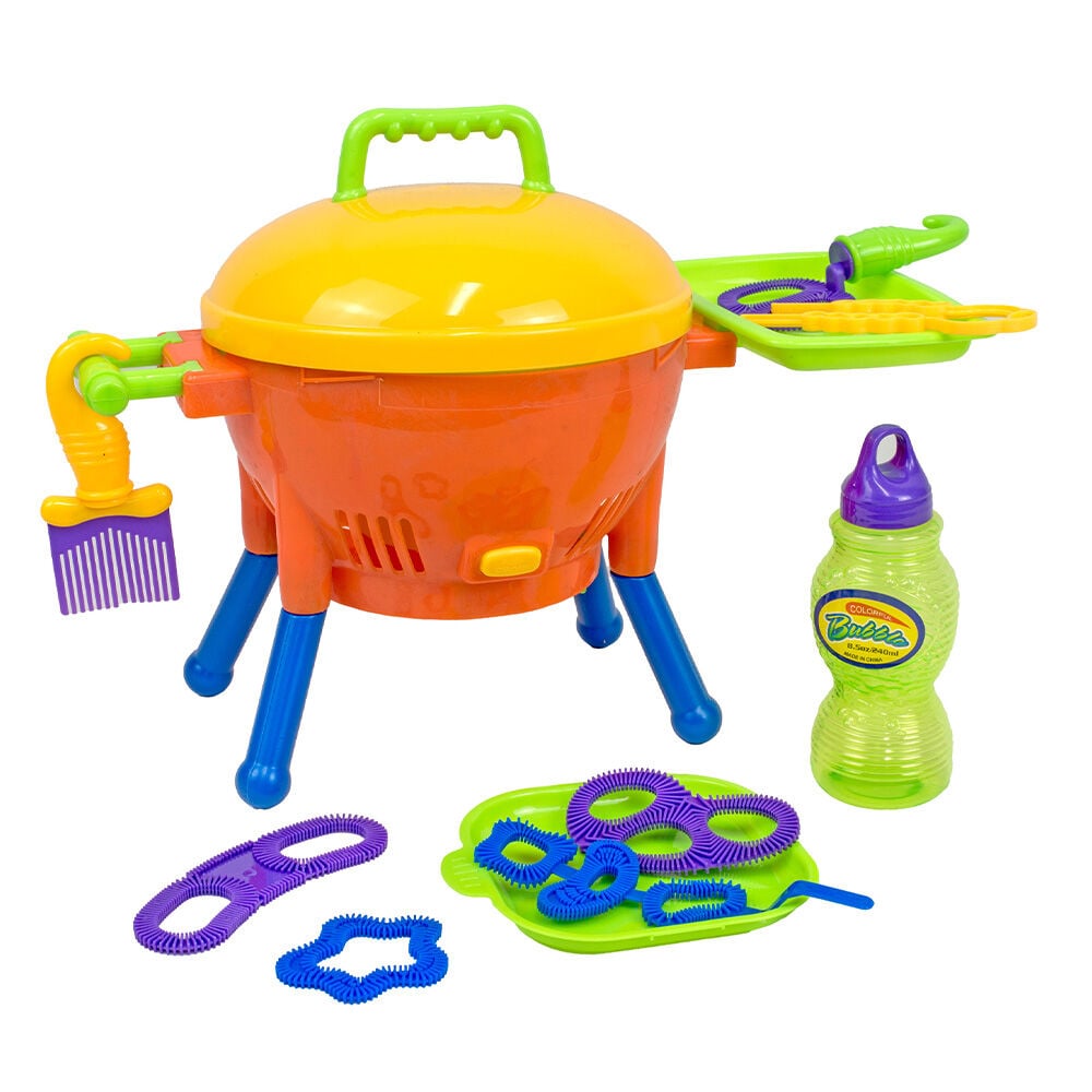 image of Bubbletastic Kids Amazing Bubble BBQ Blower Machine