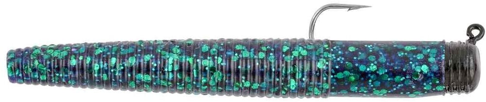 image of Ned Rig Fishing Lure, Black/Blue, 1/8 oz, 5 ct
