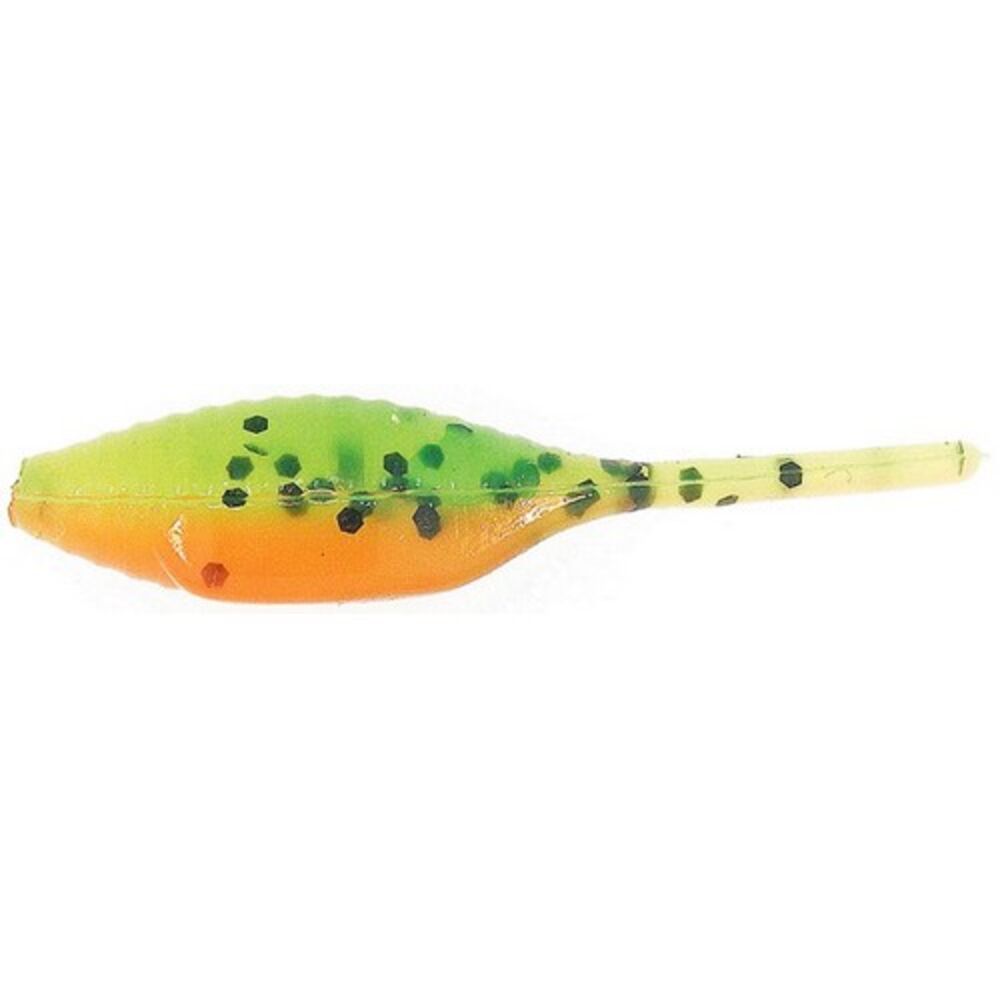 image of Tiny Shad Soft Fishing Lure, 1.5 in, Chartreuse Perch, 15 ct