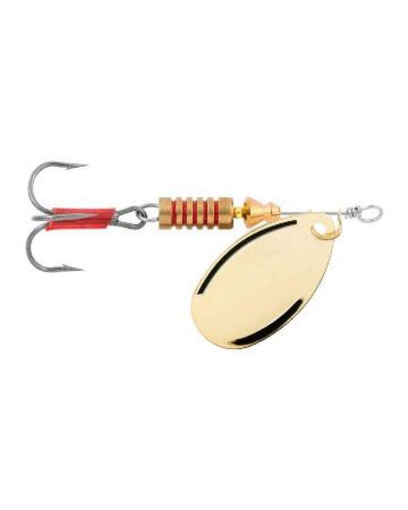 image of BA Spinner Fishing Lure, #2, 1/6 oz, Gold