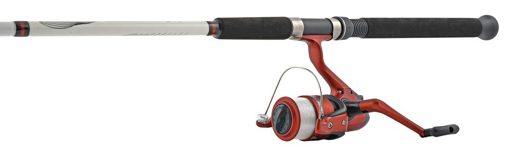image of 2-Piece 6-ft Level Wind Salmon/Steelhead Spinning Rod & Reel Combo