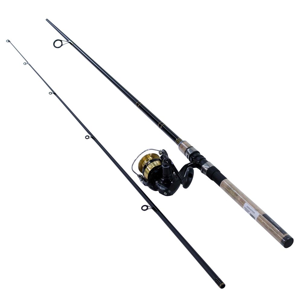 image of D-Shock 2-Piece 7-ft 30B Freshwater Spinning Rod & Reel Combo