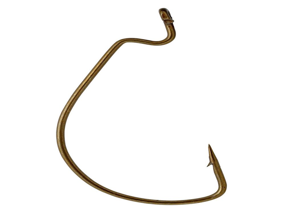 image of Bronze Worm Hook, #5/0, 9 pack