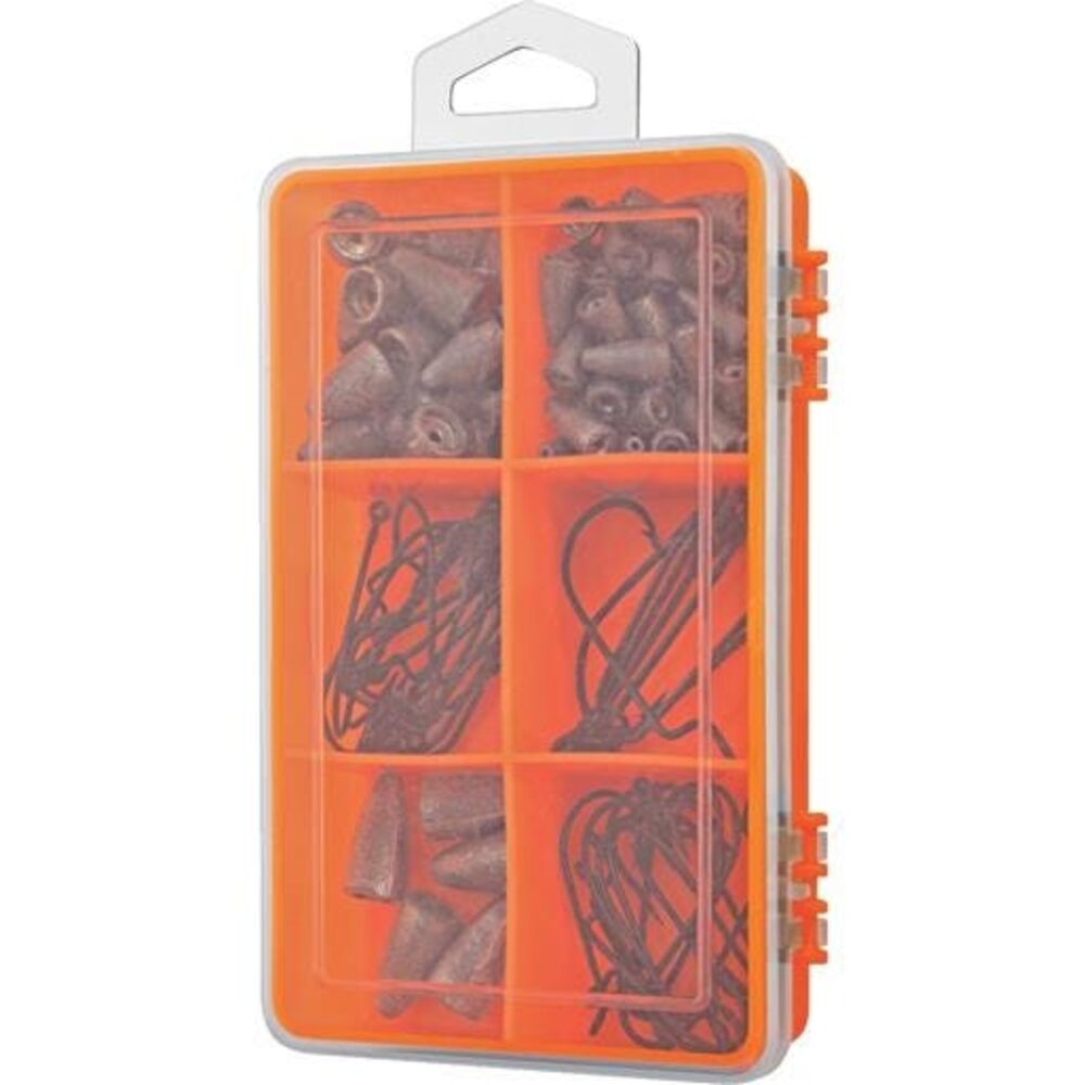 image of 105-piece Worm Hook & Sinker Assortment