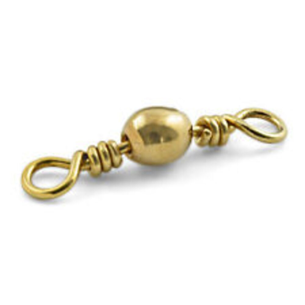 image of Brass Barrel Swivels, #3/0, 6 pack