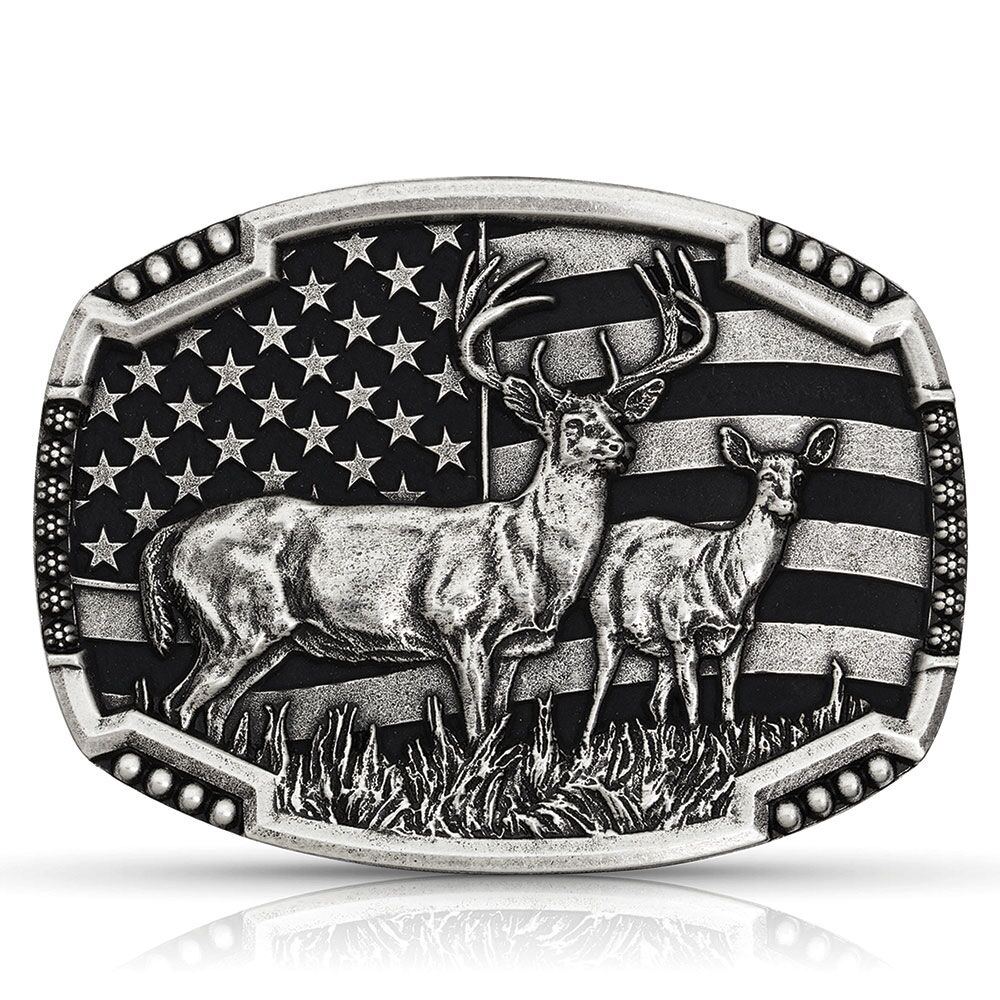 image of Matched Pair Deer Buckle