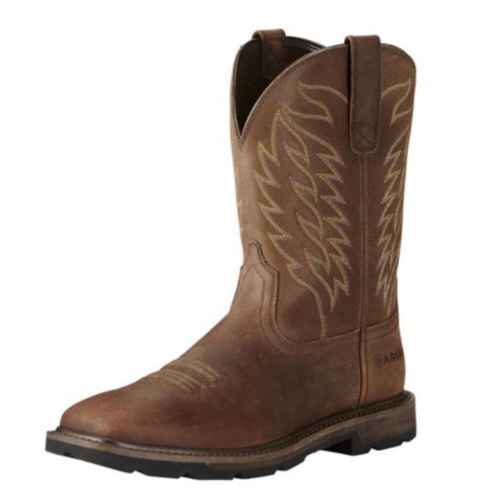 image of Men's Groundbreaker Wide Square Toe Work Boot