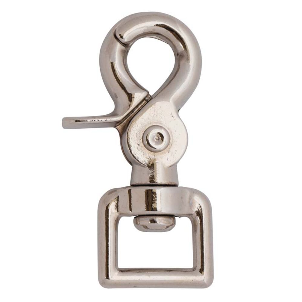 image of Nickel Plated Square Scissor Snap- 5/8 in