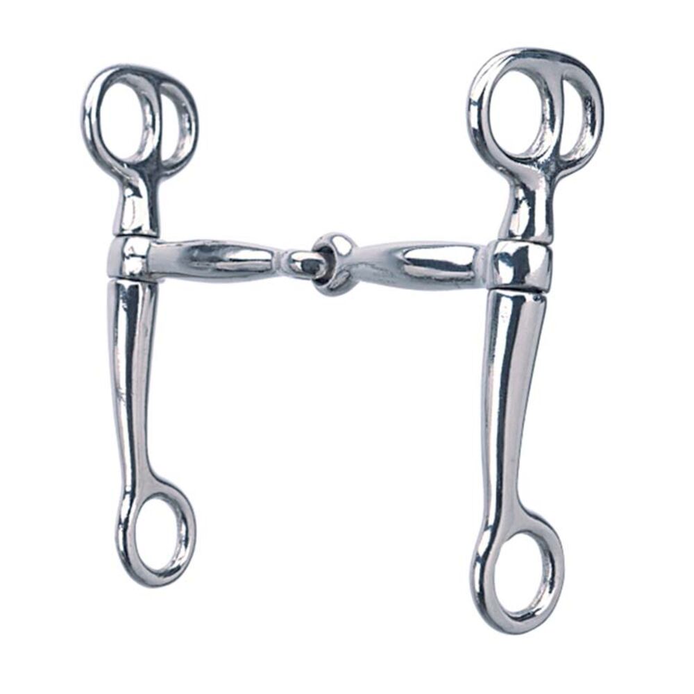 image of Nickel Plated Tom Thumb Snaffle Bit- 5 in Mouth