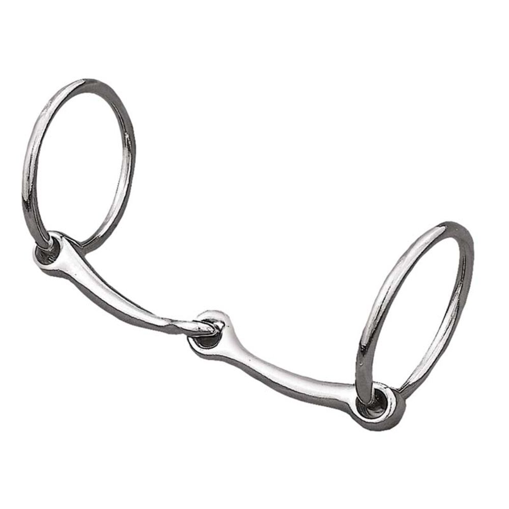 image of All Purpose Ring Snaffle Bit- Jointed, 5 in Mouth