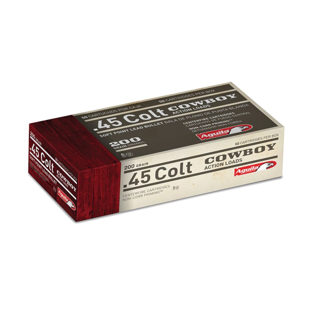 image of .45 Colt 200 Grain Cowboy Action SP Handgun Ammunition, 50 rounds