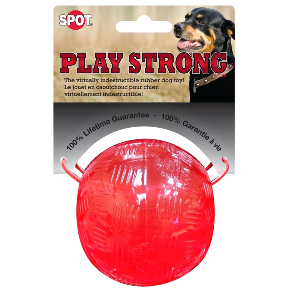 image of Ethical Pet Products 3.25-in Play Strong Rubber Ball