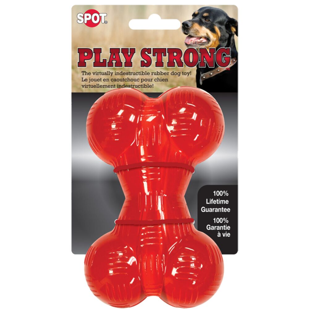 image of Ethical Pet Products 5.5-in Play Strong Rubber Bone