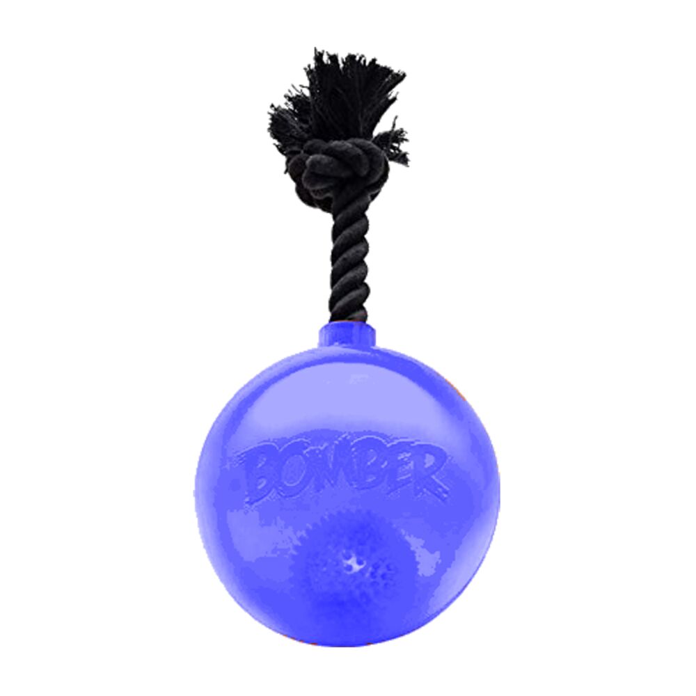 image of 7-in Bomber Bomb Blue Tug Ball with Flashing LED