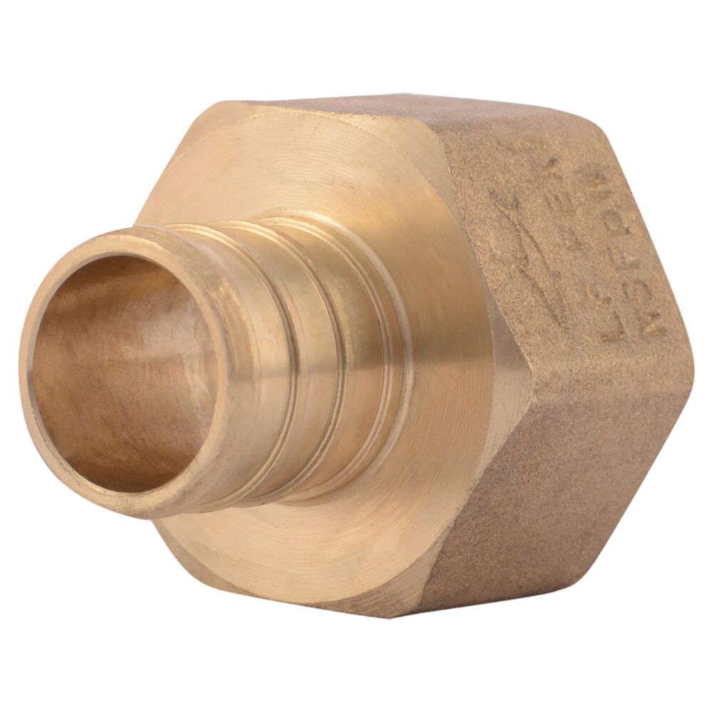 image of Pex FNPT Barb Threaded Female Adapter, 3/4-in x 3/4-in
