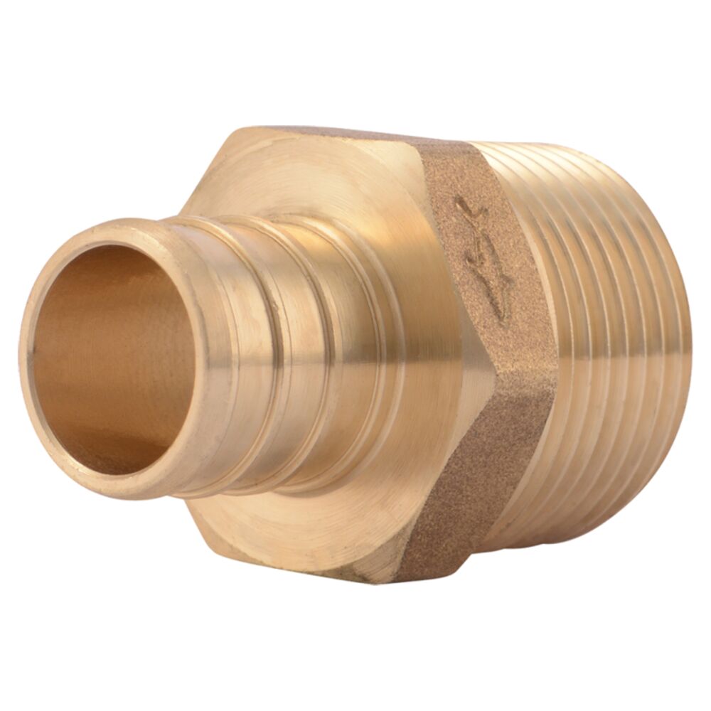 image of Pex MNPT Barb Threaded Male Adapter, 3/4-in x 3/4-in