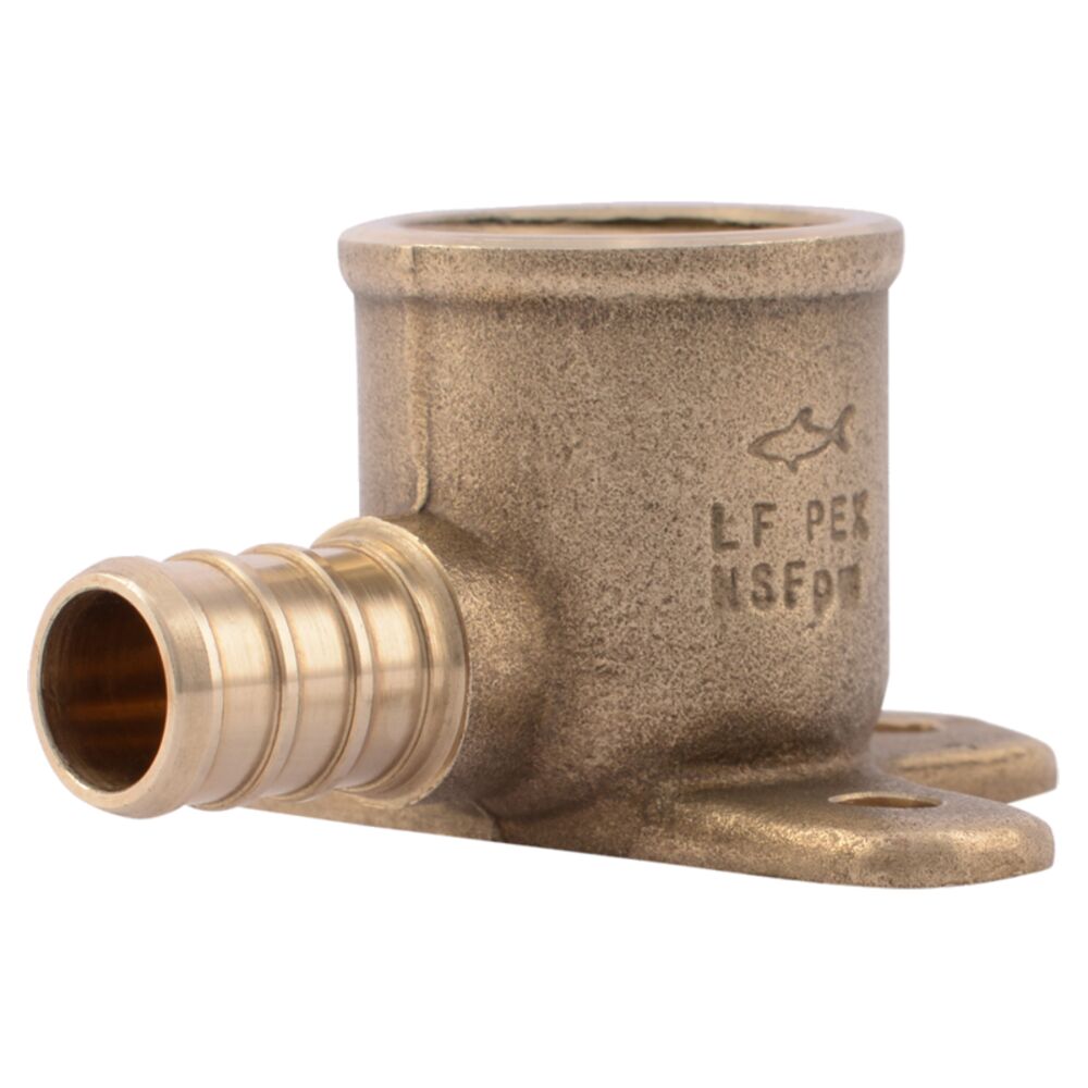 image of Pex FNPT Barb Drop Ear Elbow, 1/2-in x 1/2-in