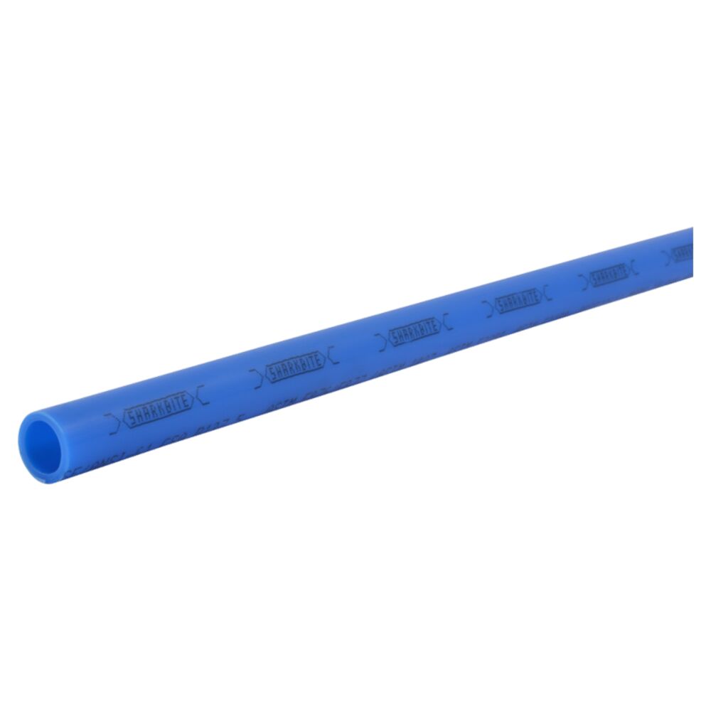 image of Pex Pipe Straight Length, Blue, 3/4-in x 5-ft