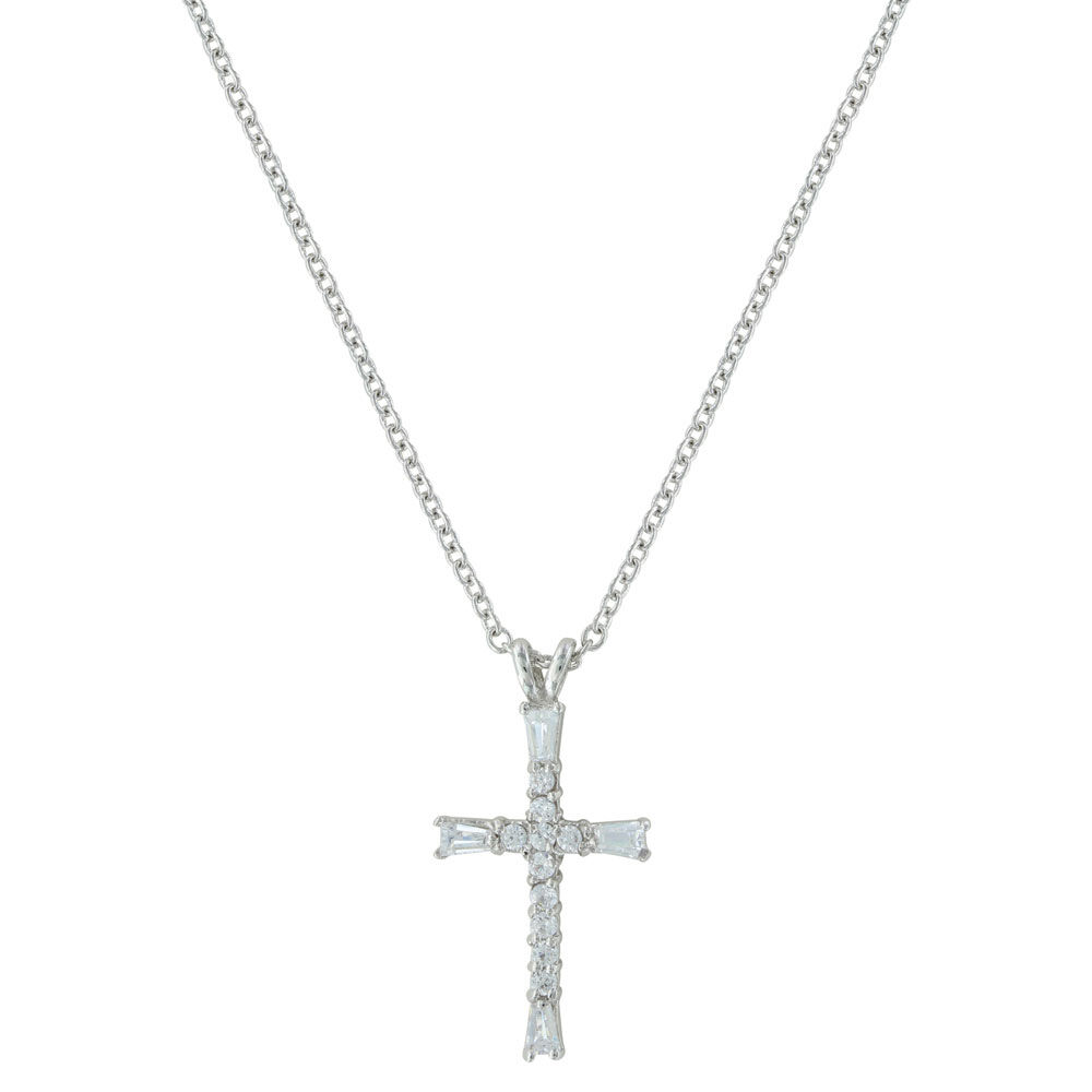 image of Radiant Faith Cross Necklace