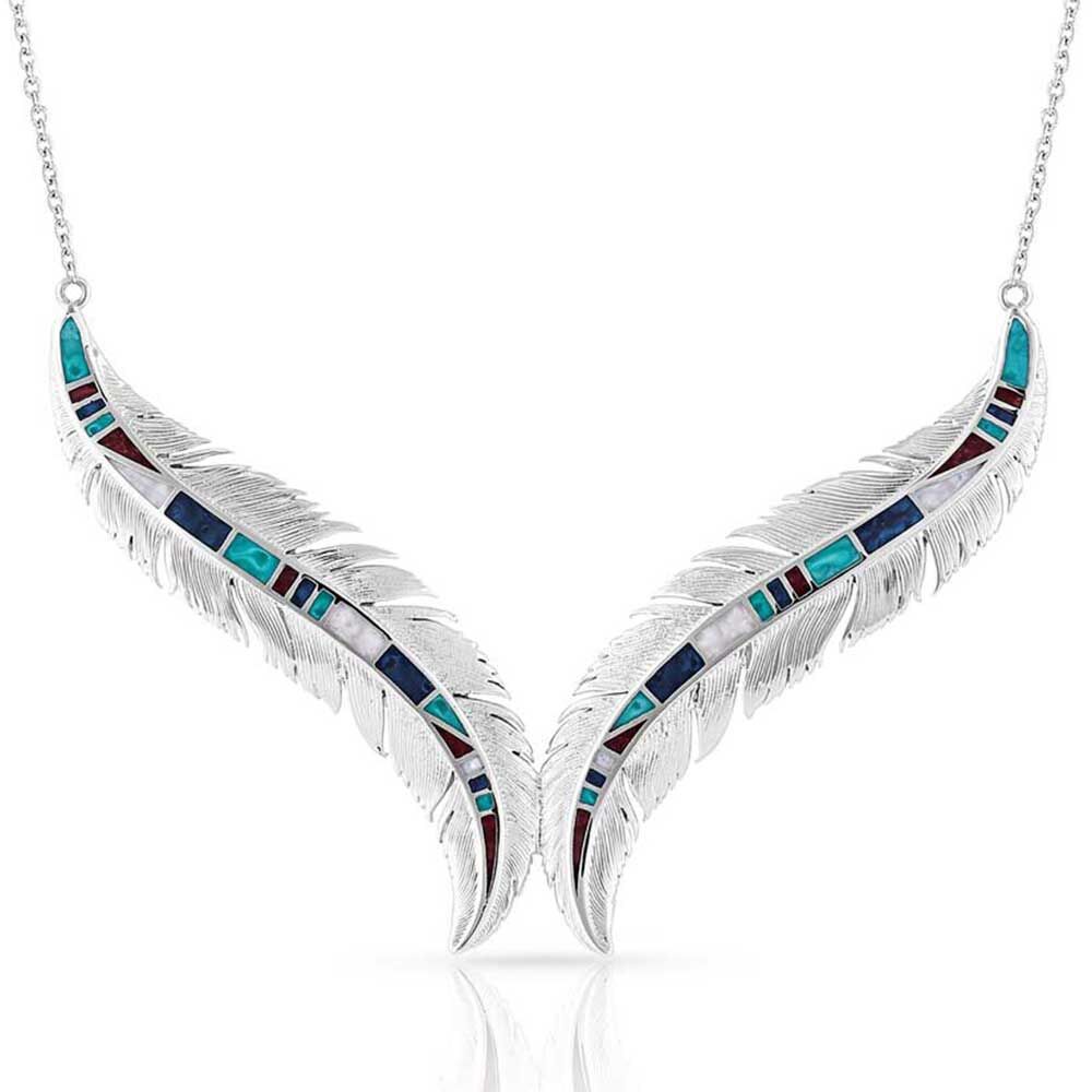 image of Breaking Trail Feather Necklace