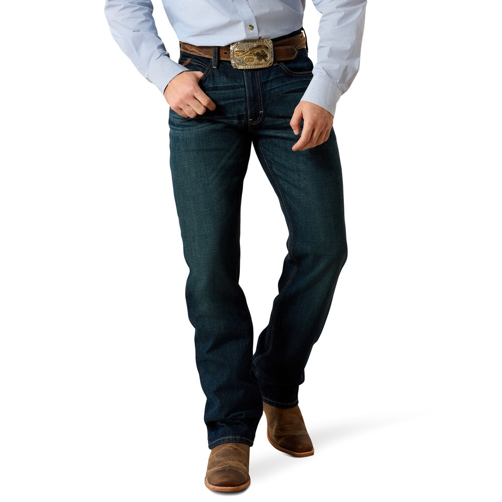 image of Men's M4 Low Rise Relaxed Fit Boot Cut Jean, Roadhouse